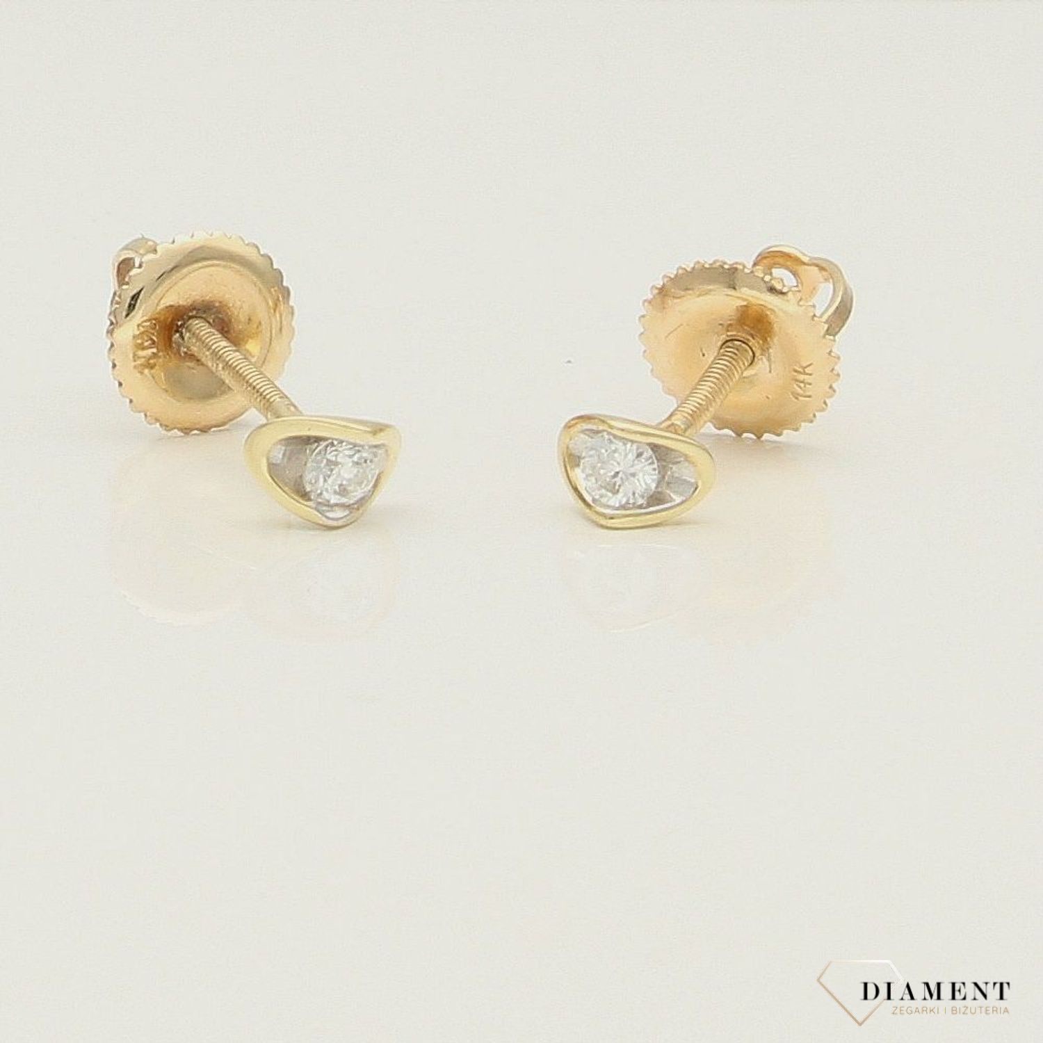 Kolczyki złote DIAMENT białe złoto, diamenty E 380.jpg